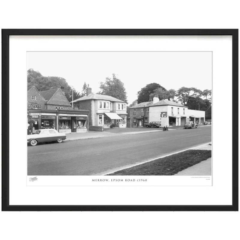 Merrow, Epsom Road C1960 by Francis Frith - Single Picture Frame Print, 45cm H x 60cm W x 2.3cm D
