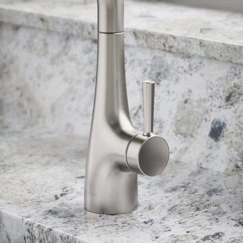 Transitional Beverage Faucet, Vibrant Stainless