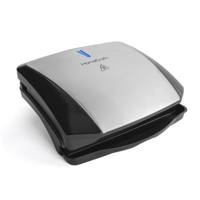 HomeCraft 11'' W x 10.35'' D Foldable Portable Indoor/Outdoor Use 5 - Burner Countertop Electric Grill