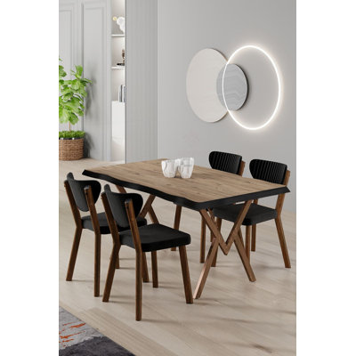 Dining Table & Chairs Set (5 Pieces)