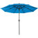 Bettine 120'' Market Umbrella - 3-Tiered Sunshade with Push Button Tilt and Easy-Open Crank