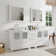 Karson 72'' Double Bathroom Vanity with Engineered Marble Top with Mirror