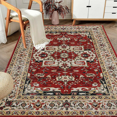 Tapis lavable antidérapant 5 x 7 po Vintage Bohemia