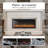 Electric Fireplace Recessed And Wall Mounted-809695942