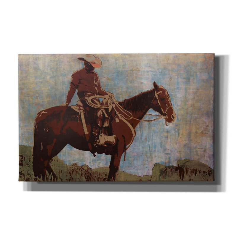 «Union Rustic« Rome »par Maura Allen, art mural sur toile, H 26 po x l 40 po x P 1,5 po