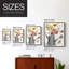 Watering Can Bouquet II Framed Print - Solid Wood-1179890750-1179890745