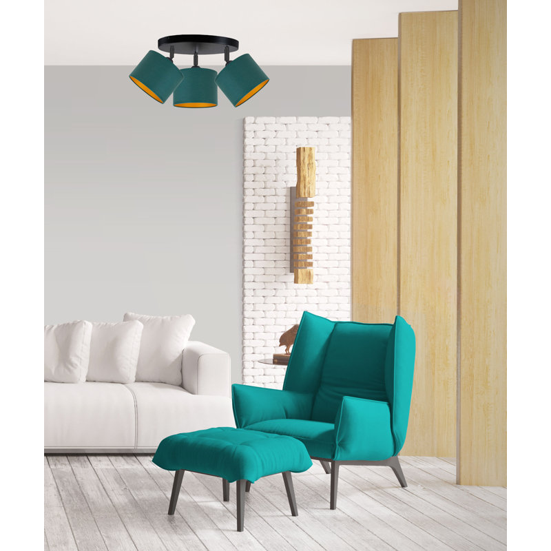 Fonio Fabric Spotlight, Black/Green