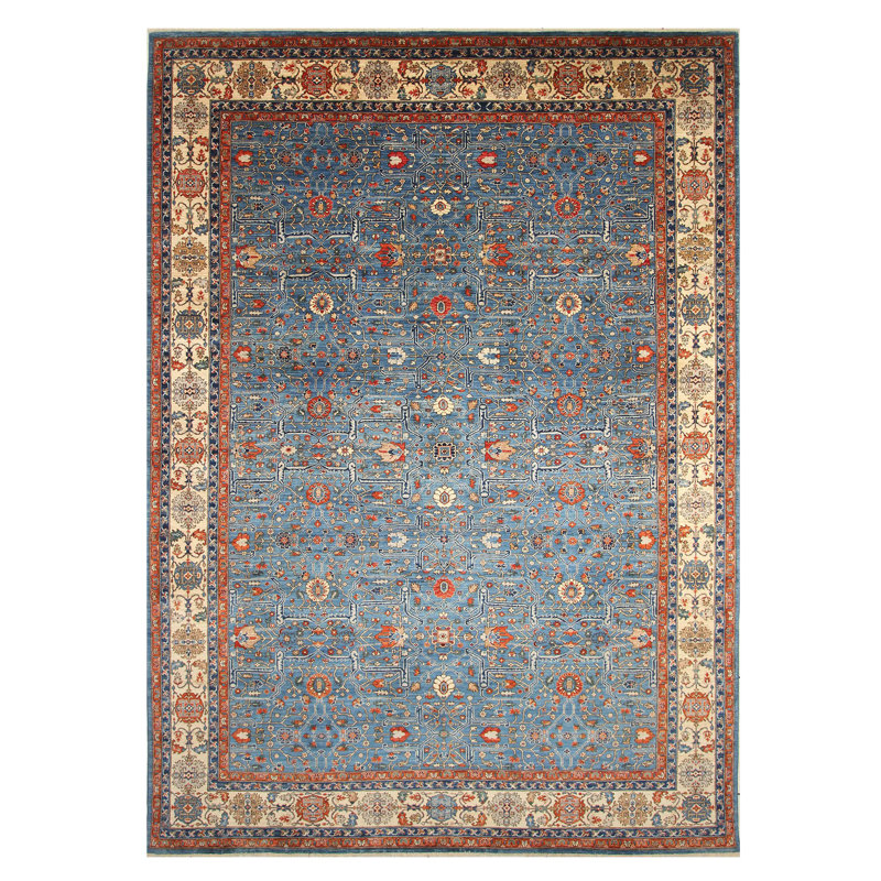 Hand Knotted Wool Oriental Indoor Rug