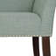 Banc rembourré Welburn bleu sarcelle-39342108