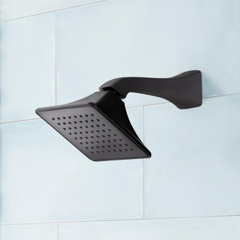 Vilamonte Pressure Balance Tub and Shower Set, Matte Black