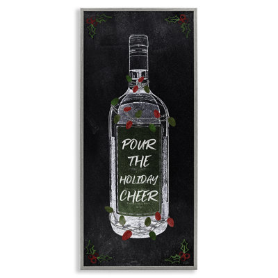 «Pour Holiday Cheer Bottle» par Natalie Carpentieri