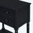 Slim Sofa Table with Storage Drawers and Bottom Shelf-1448437261