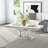 3 - Piece Faux Marble Top Living Room Table Set-110985219-110985218