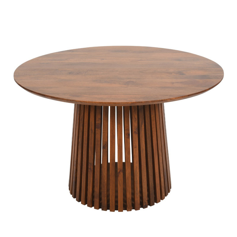 Berdi Round Solid Wood Dining Table