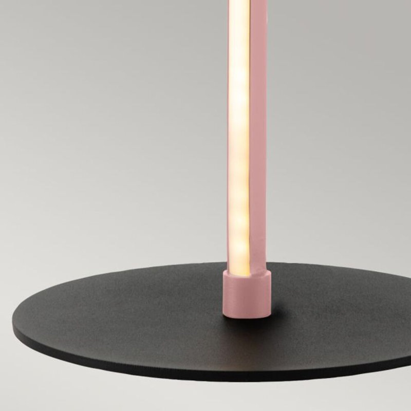 Flamingo LED Table Lamp, Black/Pink