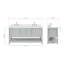Ensemble de meuble-lavabo double 73 po Abby-80478375-80478376-125308781