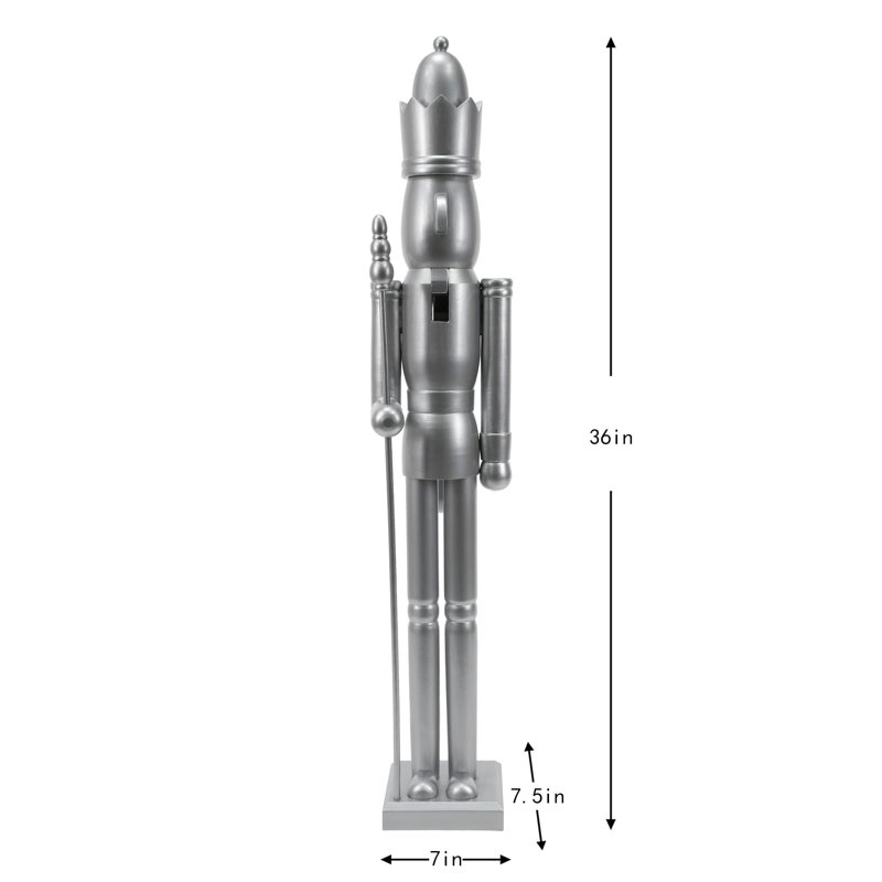 Casse-noisette 36 pouces, Argent