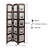 Julee 33.75'' W x 64'' H 3 - Panel Folding Room Divider-23971343