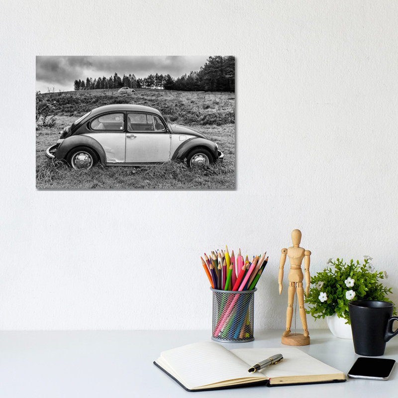 Volkswagen Beetle by Mikolaj Gospodarek - Wrapped Canvas Print, 20.32 cm H x 30.48 cm W