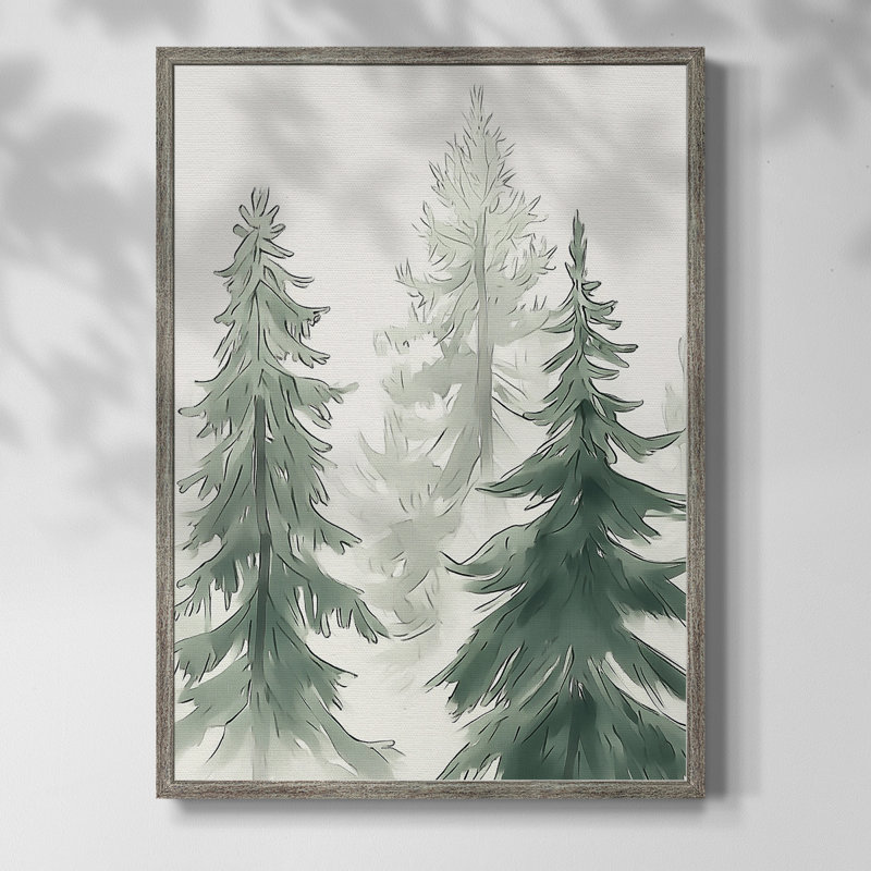 «Christmas Holiday Art XC III», reproduction encadrée - bois massif, H 21 po x l 17 po