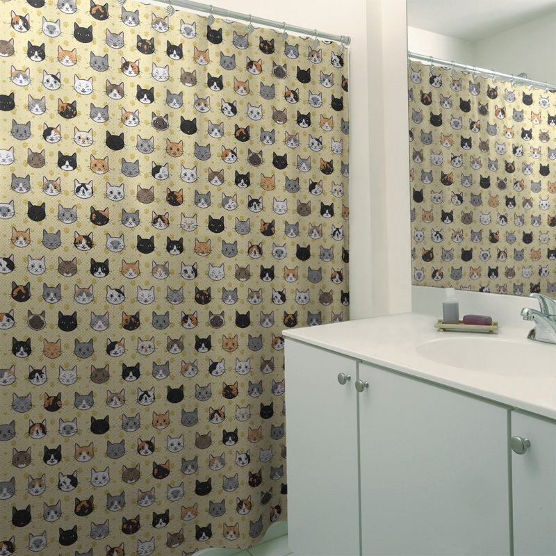 Katelyn Elizabeth Shower Curtain, Yellow