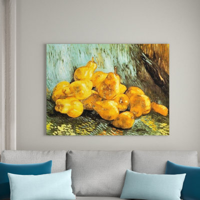 Still Life with Quinces by Vincent Van Gogh - 1 Piece Wrapped Canvas Painting