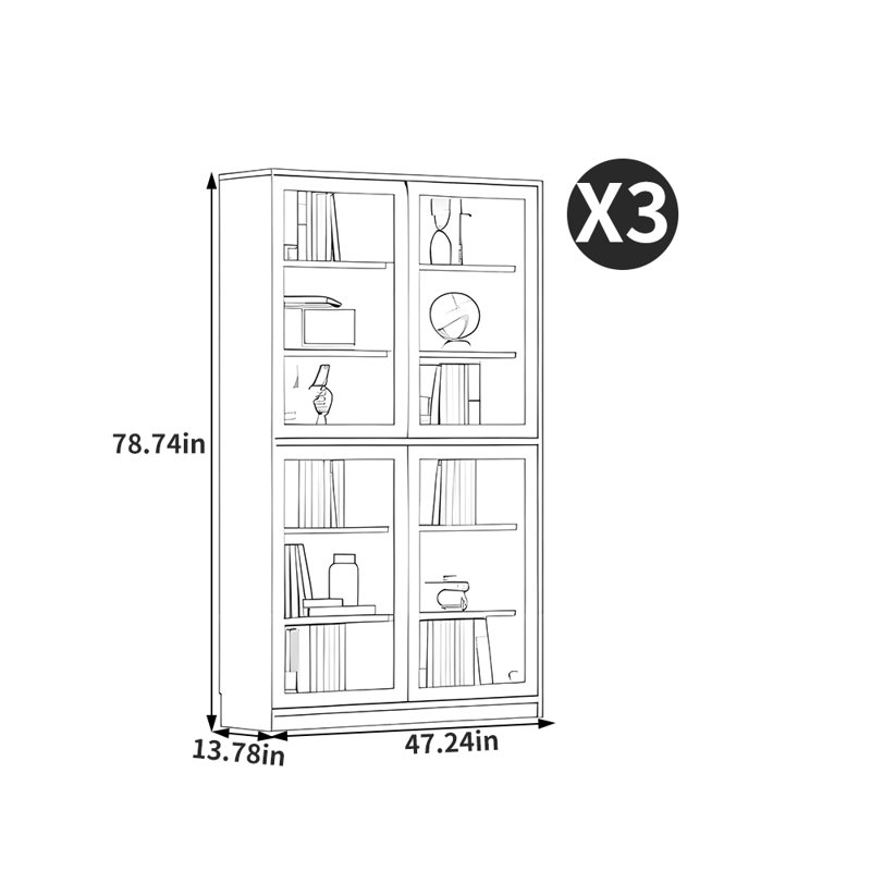 Chanelle, H 78,74 po x l 47,24 po x P 13,78 po