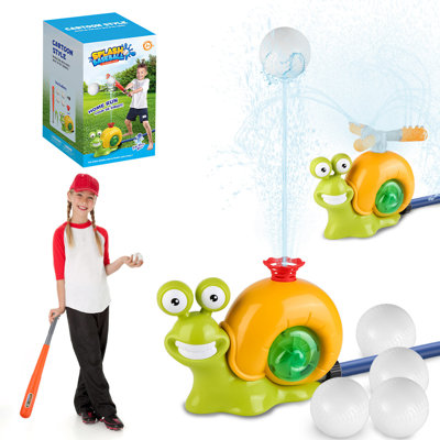 2 In 1 Snail Water Sprinkler Baseball Toy