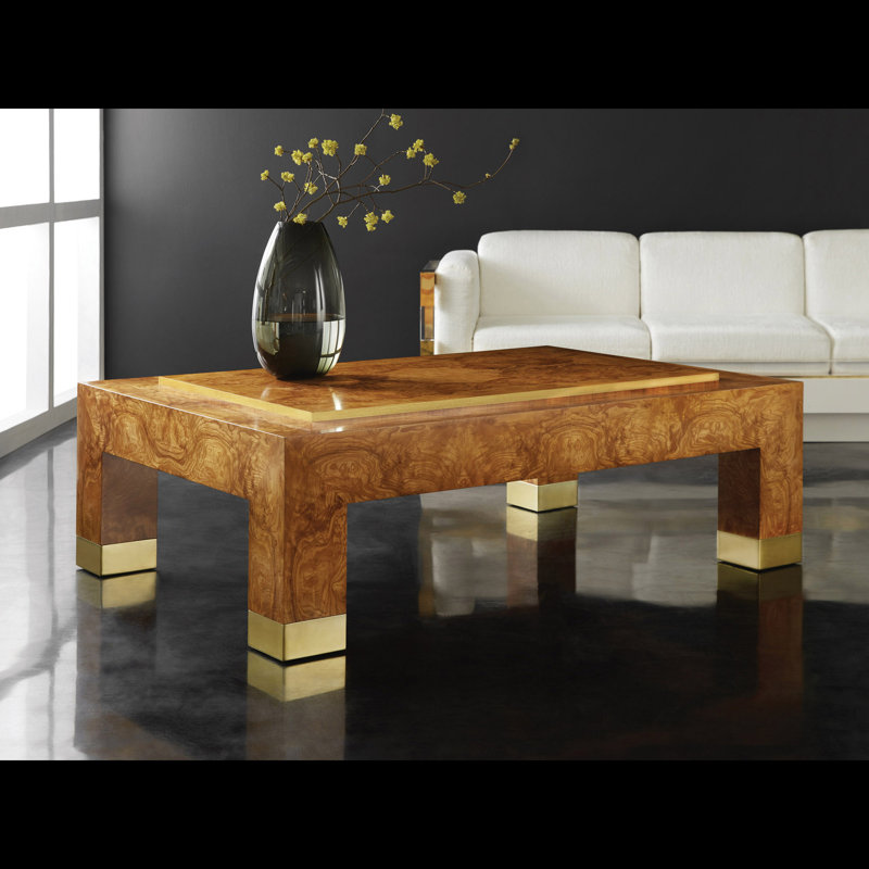 Modern History Solid Wood Coffee Table