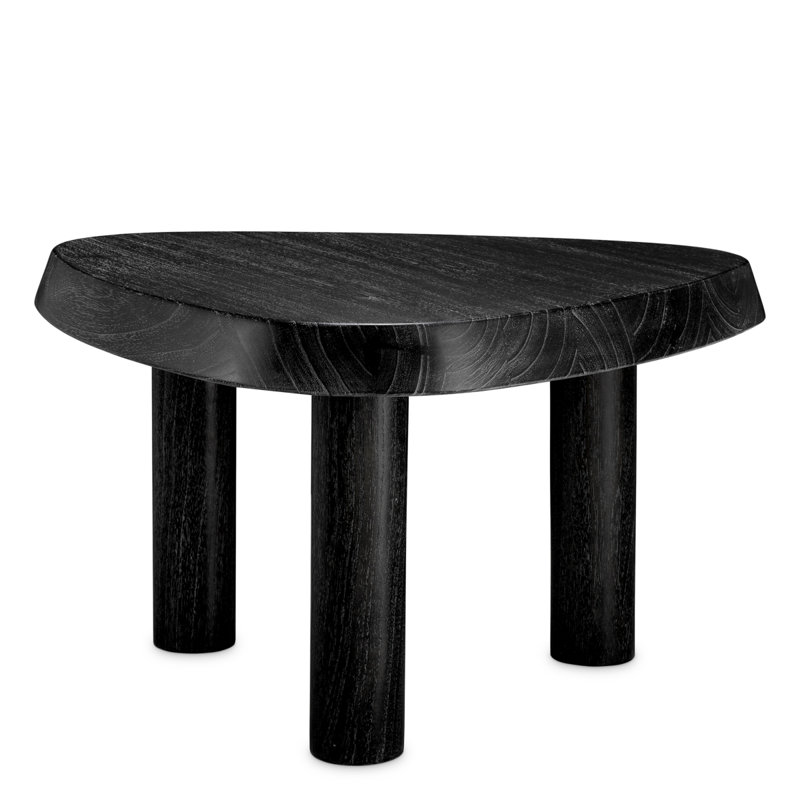 Briel Solid Wood Coffee Table, Gray, 13.78" H x 29" L x 23" W