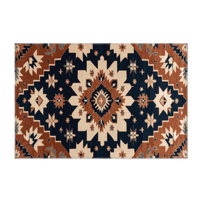 Tapis turc intérieur et extérieur brun