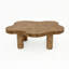 Table basse en forme de nuage avec base piédestal-1468412144