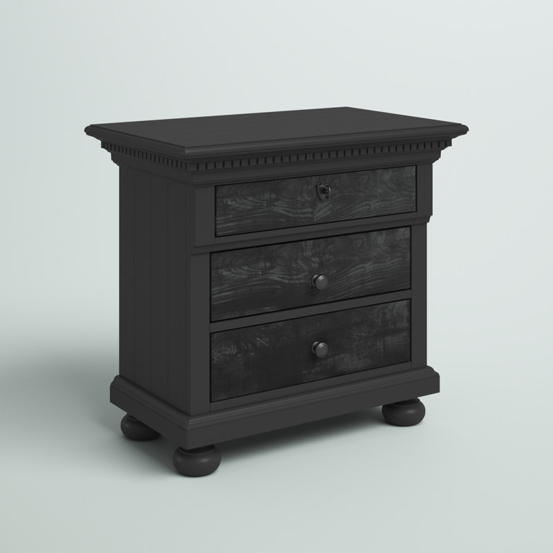 Waylon 30'' W Solid Wood Nightstand