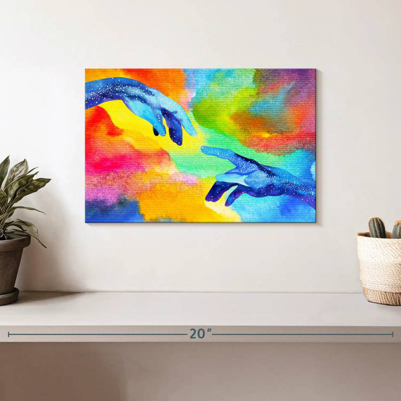 Keiraleigh Abstract Creation Hands, 8" H x 12" W