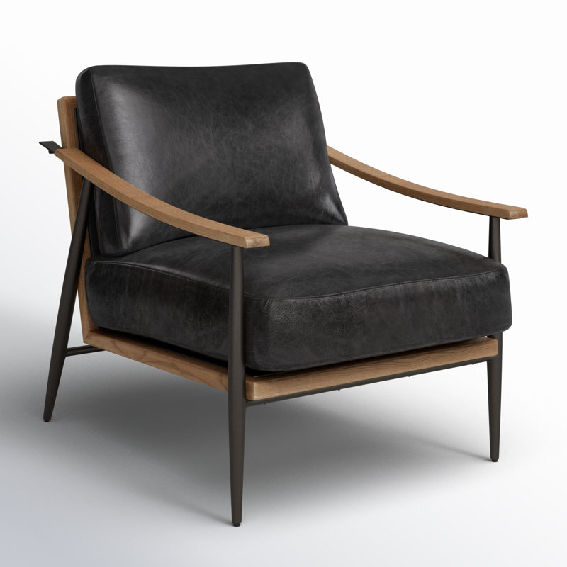 Kempsey Chair, Sonoma Black Genuine Leather