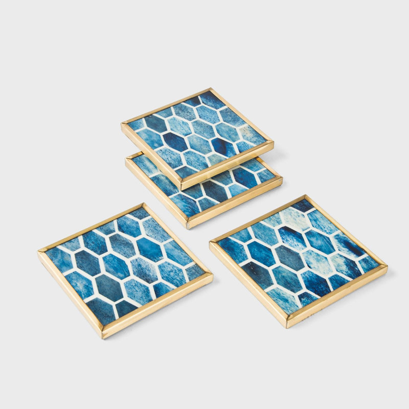 Ensemble de 4 sous-verres Gramercy
