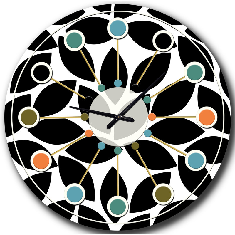 Horloge murale Mid-Century, Moyenne