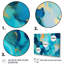 Ensemble de salon abstrait abstrait turquoise-1264024838