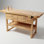Établi en bois d'hévéa robuste avec 4 tiroirs de rangement, table de travail du bois portative de 60 pouces pour les projets de garage, d'atelier et de maison