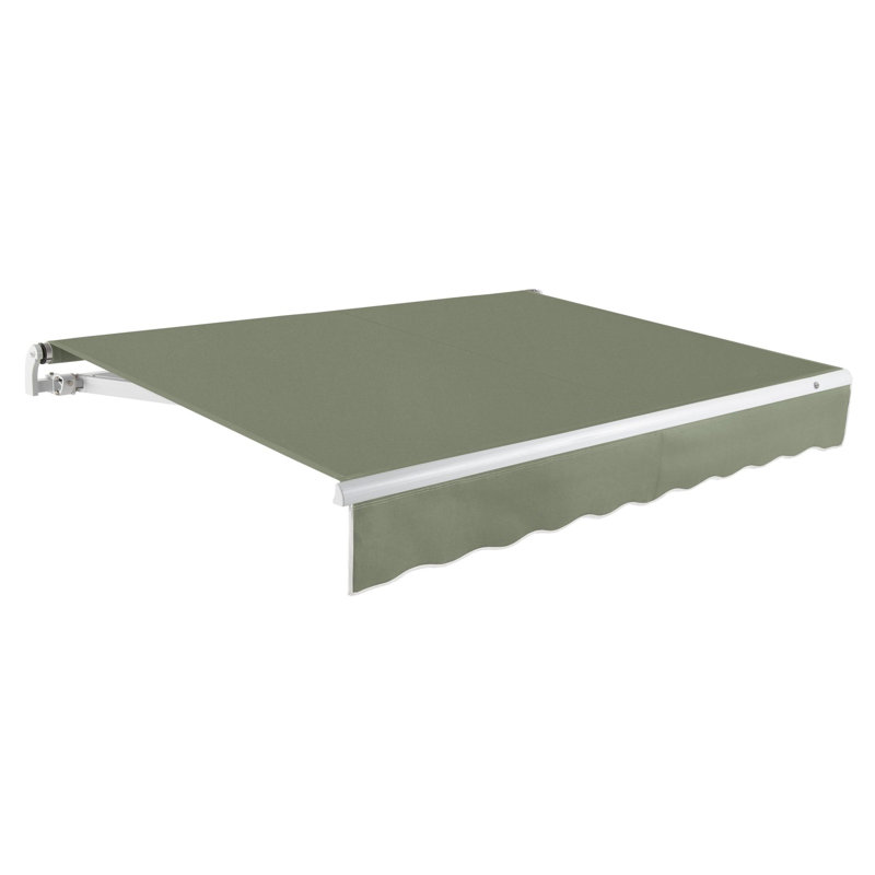 Awntech Maui Patio Retractable Awning, 24' W x 10' D, Right Motor, Sage