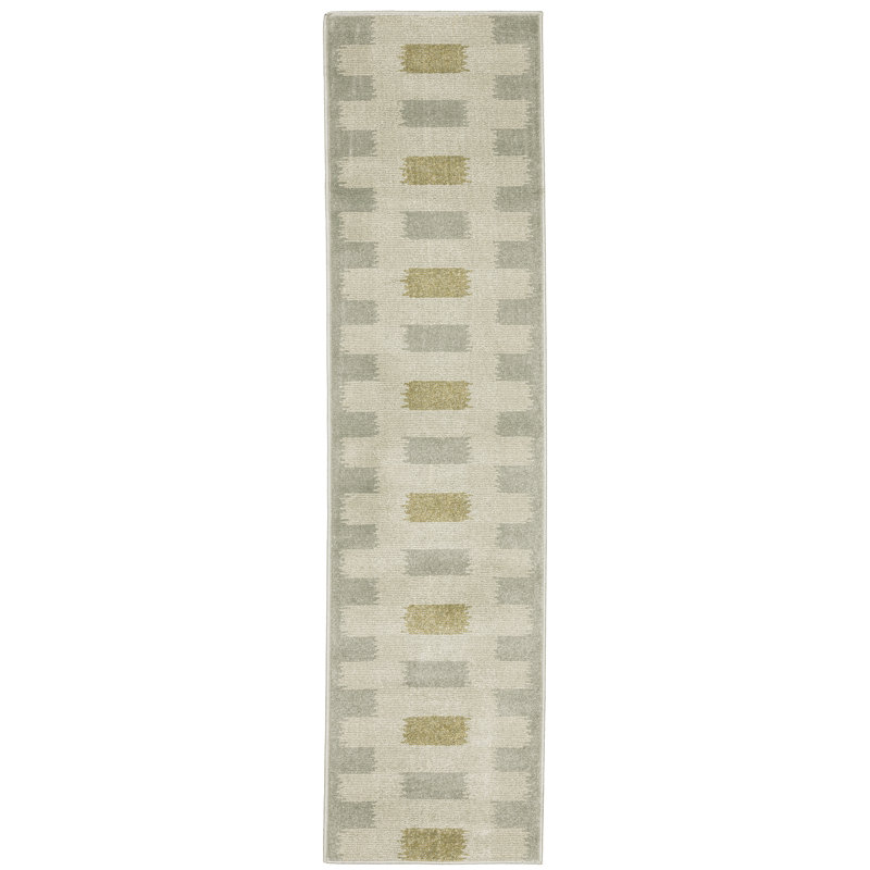 Aizlee Striped Indoor Rug, Runner 1'10" x 7'3"