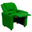 Contemporary Kids Recliner with Cup Holder and Headrest-707018150