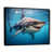 Black Floater Framed