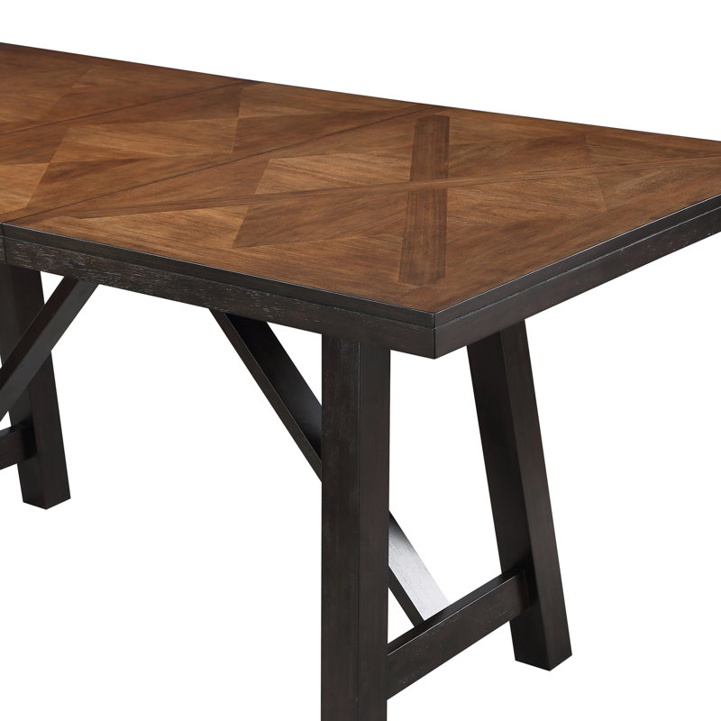 Ilcho Counter Height Extendable Dining Set, 5 Pieces: Table, 4 Chairs