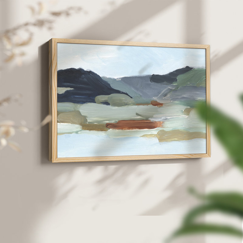 Autumn Mountains II -Framed Print - Restickable, Naturel, H 11 po x l 14 po
