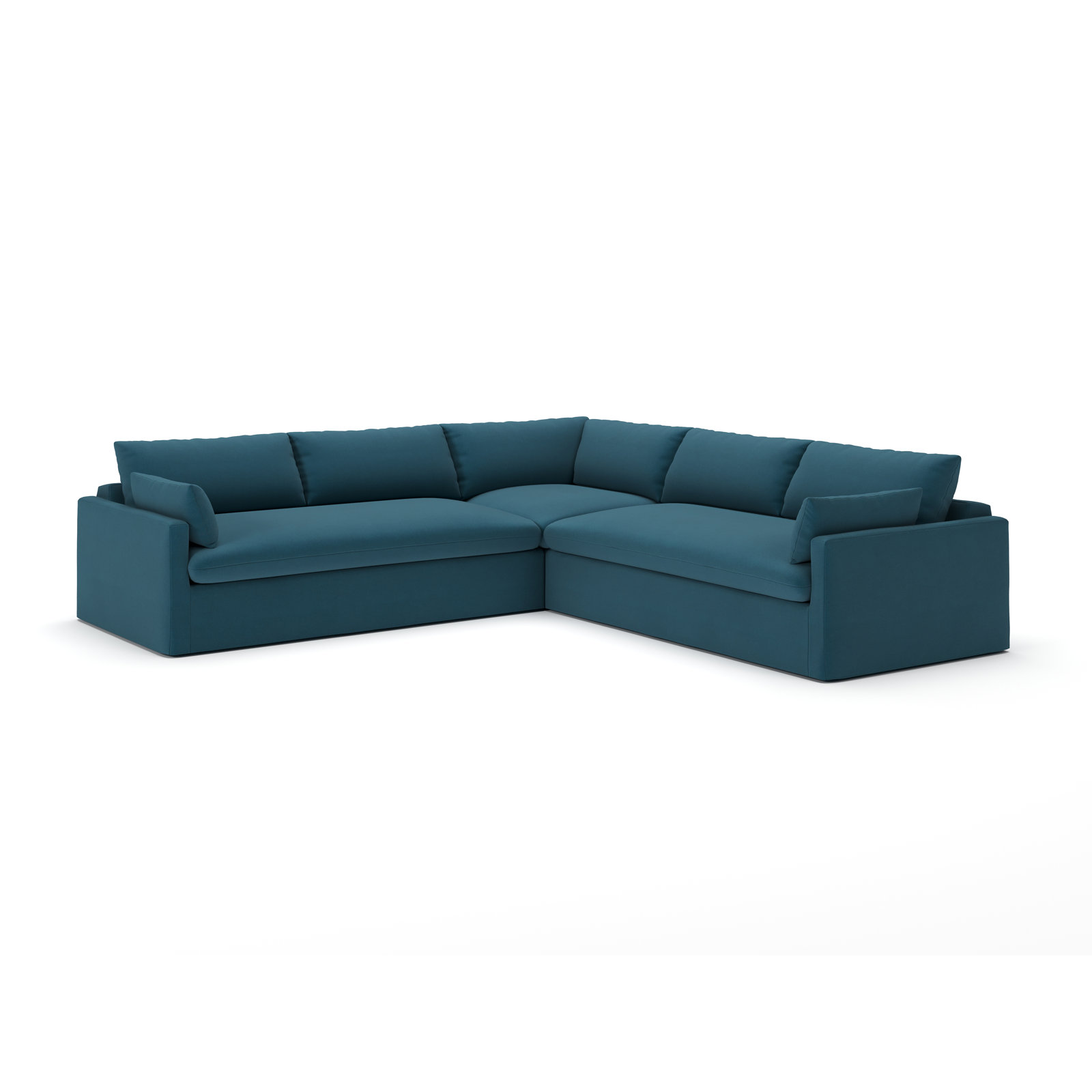 Luna L-Sectional, Bayou Midnight Canvas