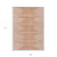 Tapis extérieur lavable abstrait saumon et ivoire 9 pi x 12 pi