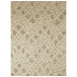 Linen Geometric Area Rug