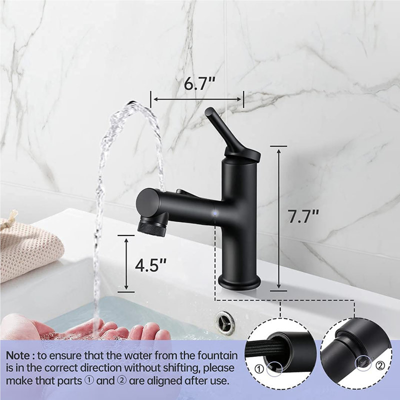 Single-Hole Single-handle Bathroom Faucet