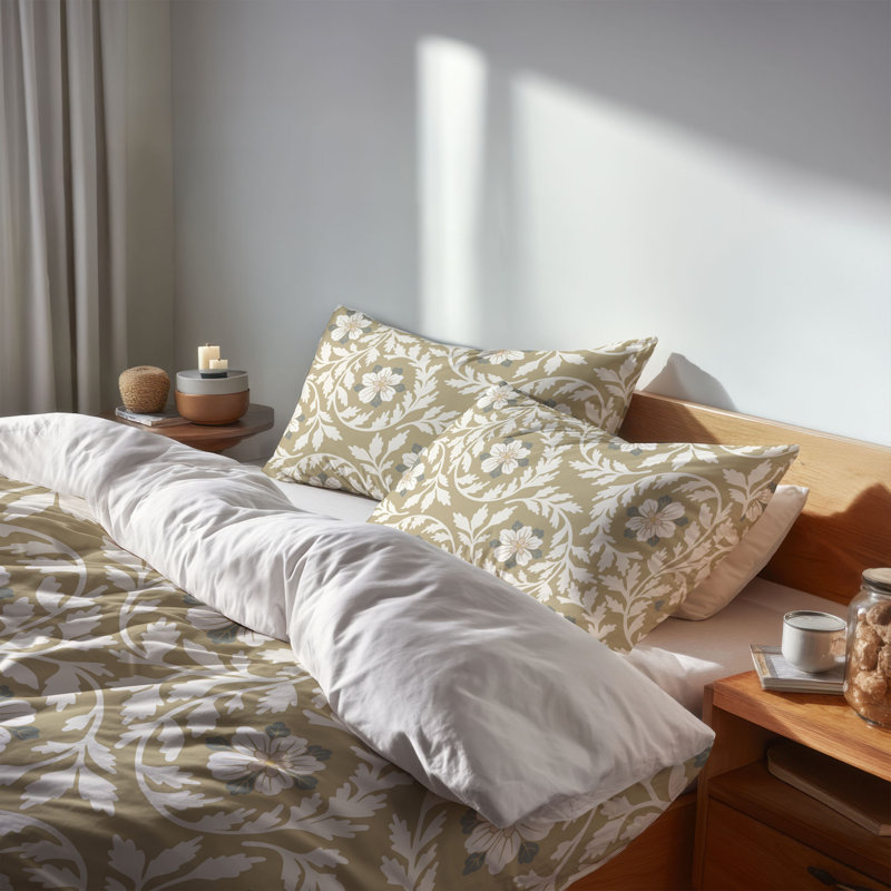 Ensemble d'édredon léger Gracey, Camel, King Comforter